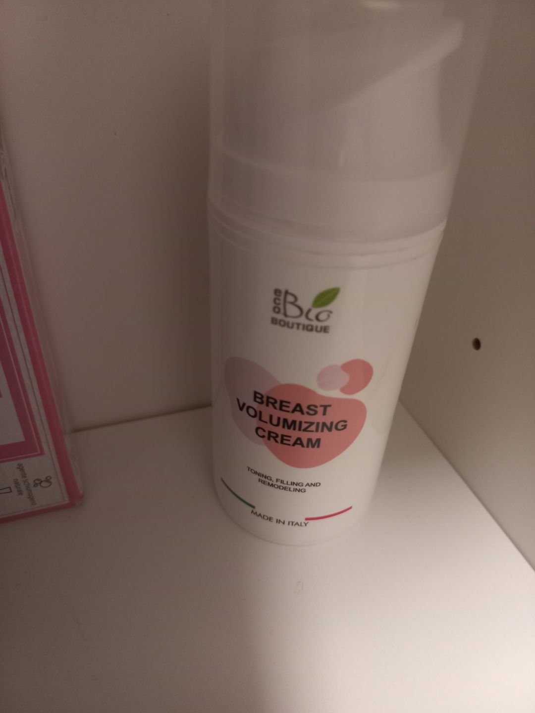 Customer photo review of Crema Voluminizadora de Pecho