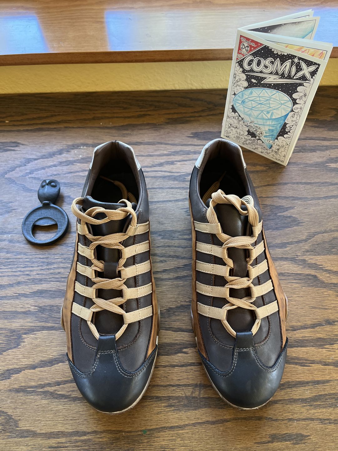 Customer photo review of Men's GrandPrix Sneaker in Designo Marron (Medium and Dark Brown)
