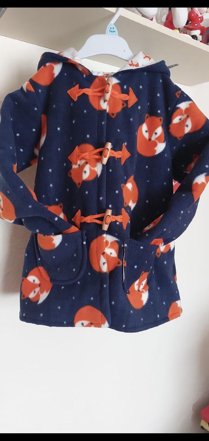 Customer photo review of Sleeping Foxes Anti Pill Polar Fleece Fabric
