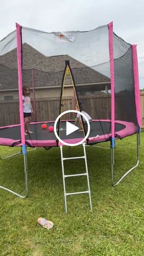 Customer video review of 1500lbs High Capacity 12FT Round Trampoline for Adults&Kids