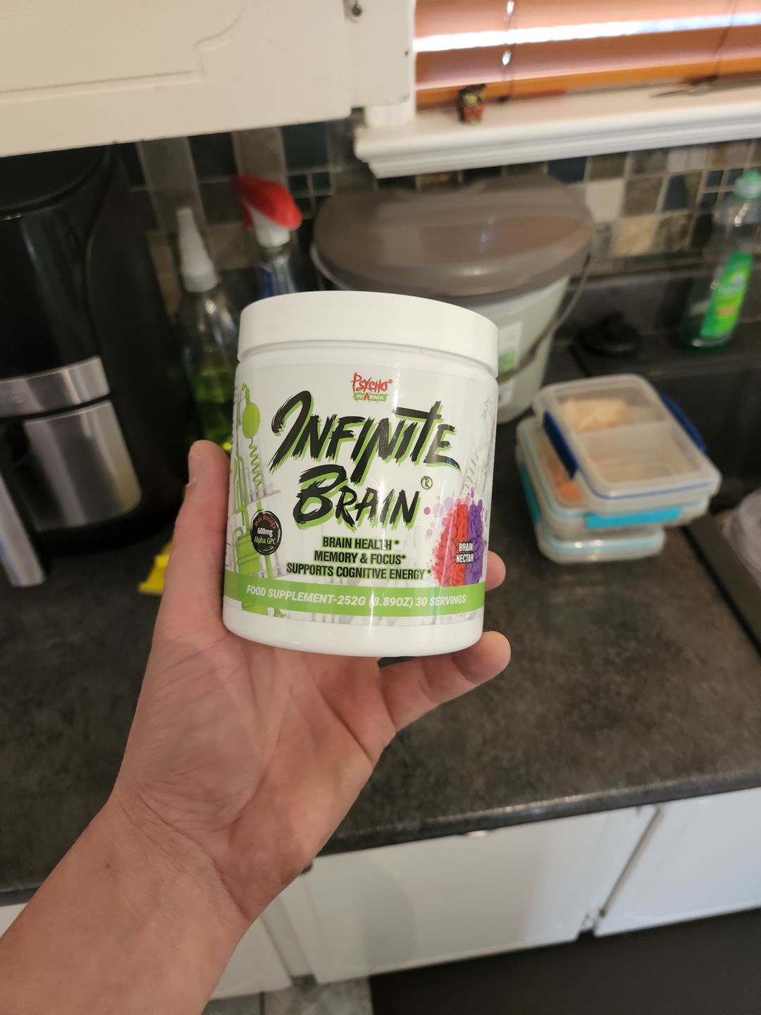 Customer photo review of Infinite Brain
