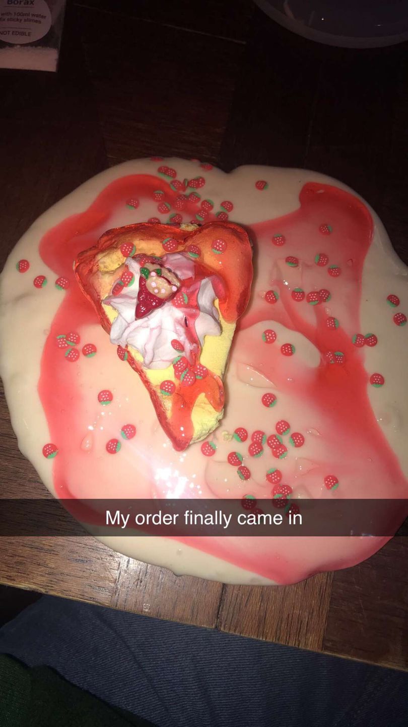 Customer photo review of Strawberry Cheesecake