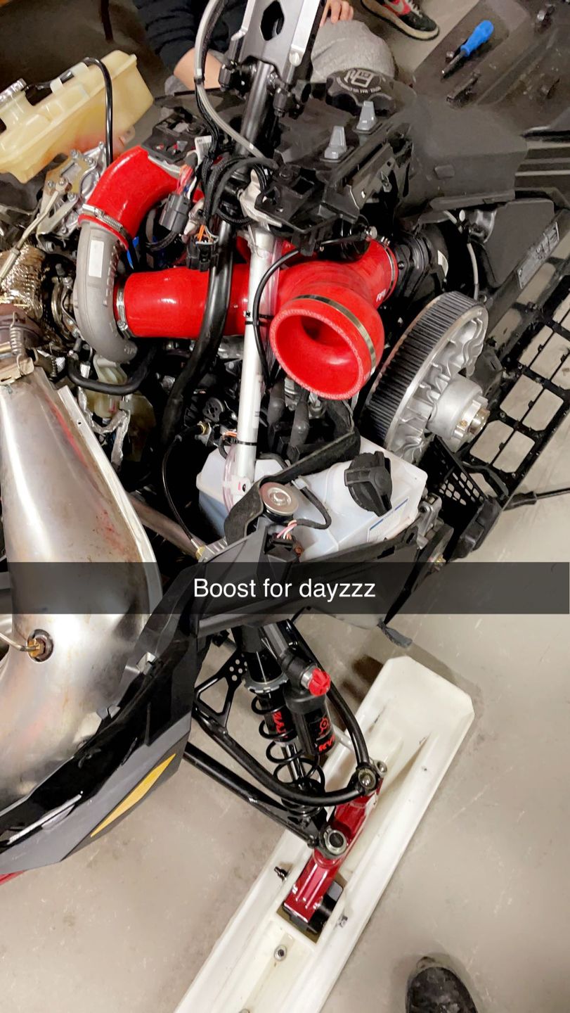 Customer photo review of Ski-Doo 850 Turbo Blow Off Valve ( BOV ) Kit