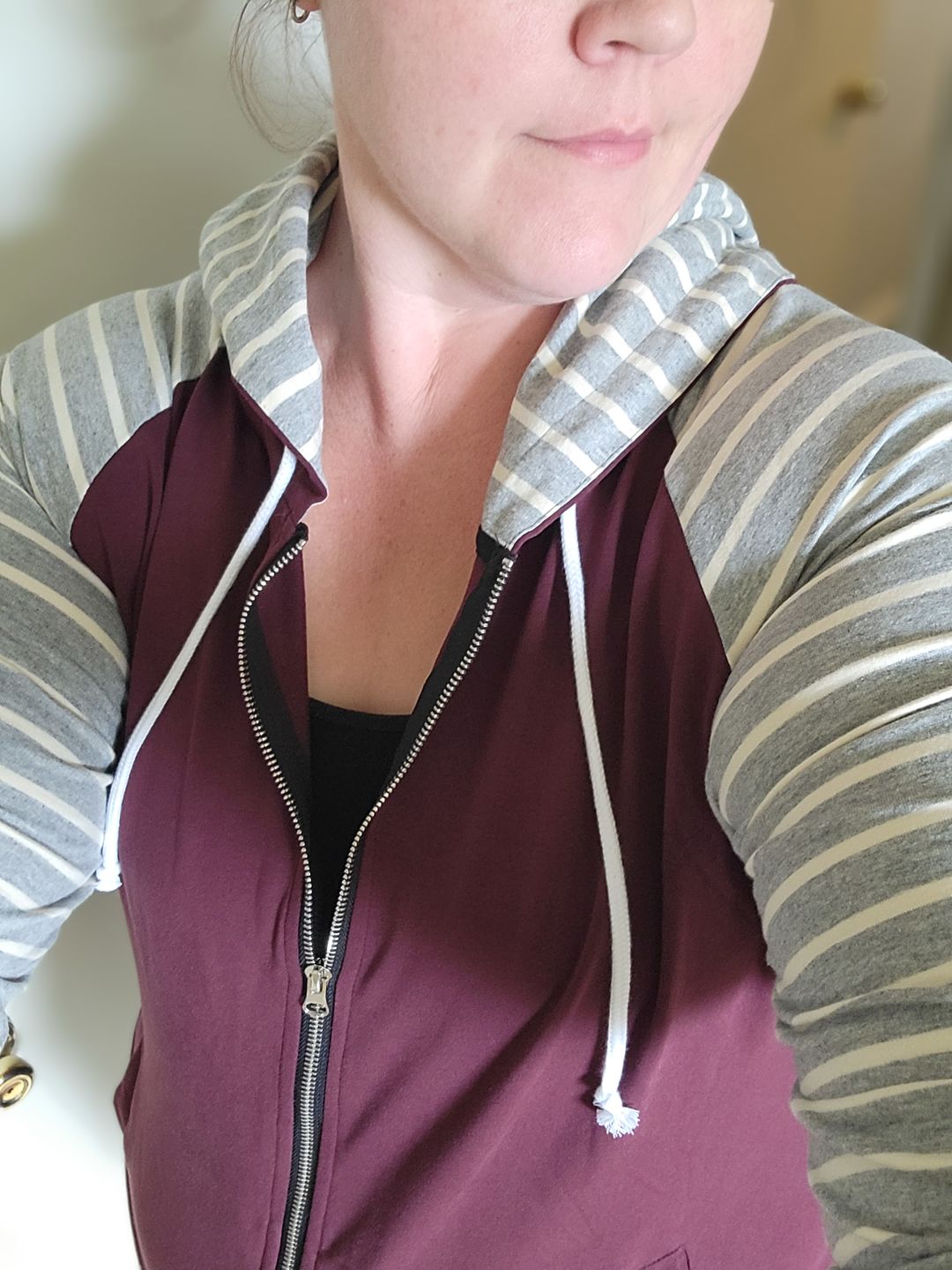 Customer photo review of Varsity Full Zip