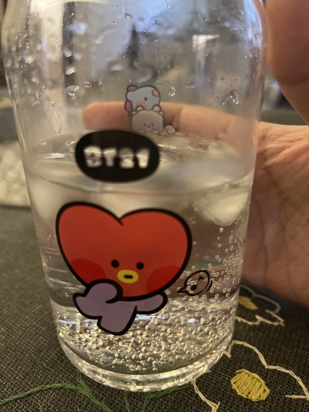 Customer photo review of BT21 MININI GLASS CUP