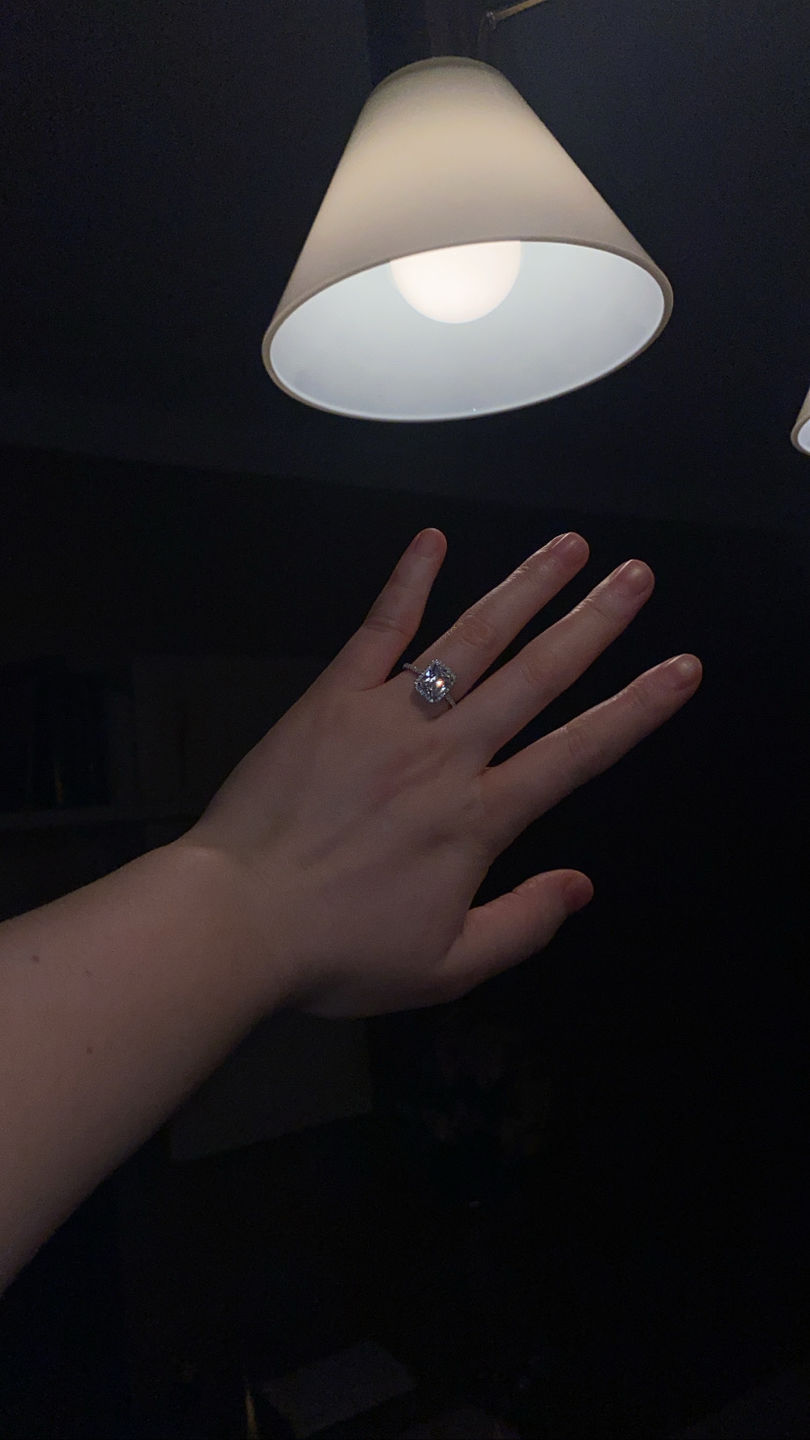 Customer photo review of Big Shine Ring | 18K vergoldet