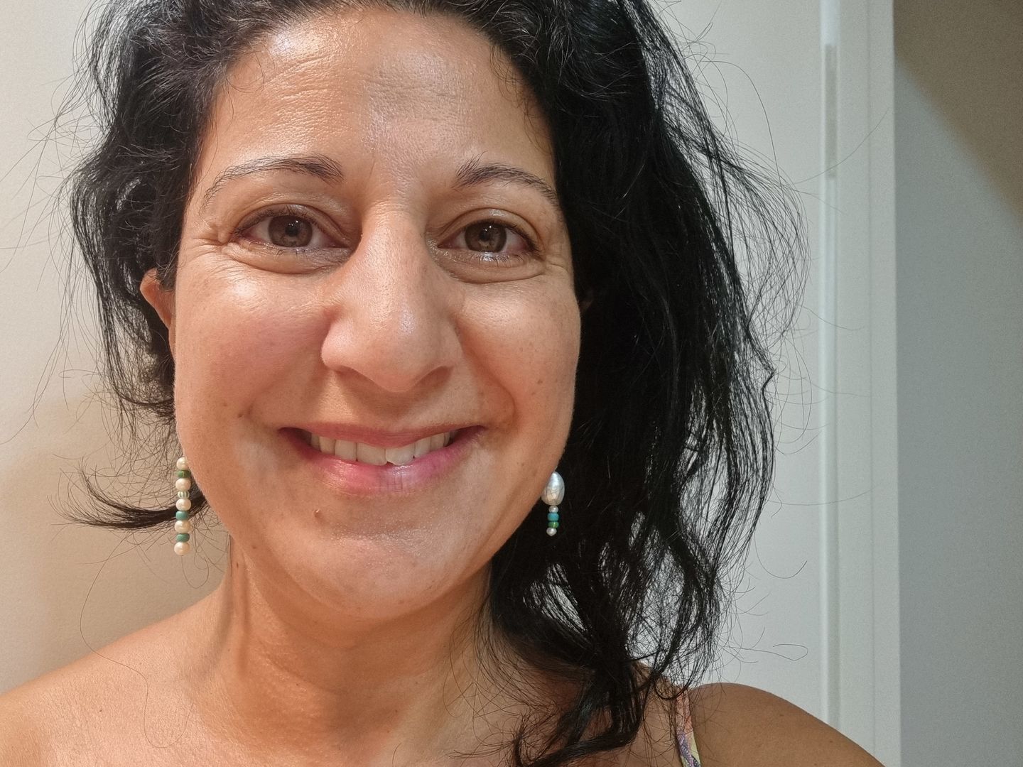 Customer photo review of Marie Earrings