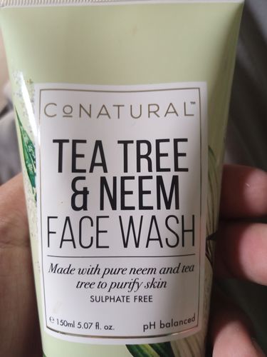 Customer photo review of Saffron Face Wash