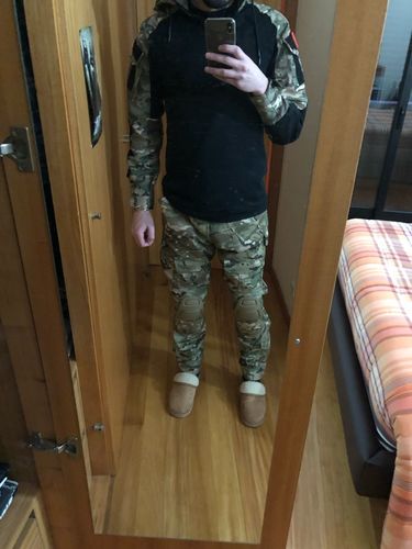 Customer photo review of Outdoor Cool Hooded Long Sleeve Men's T-shirt