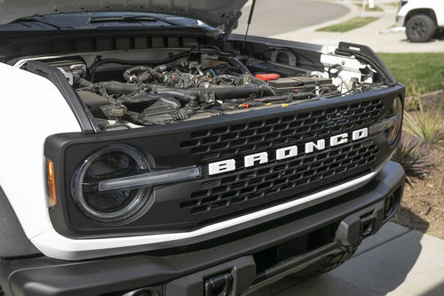 Customer photo review of High Configuration Style Front Grille With DIY Letters - Matte Black For 2021-2023 Ford Bronco