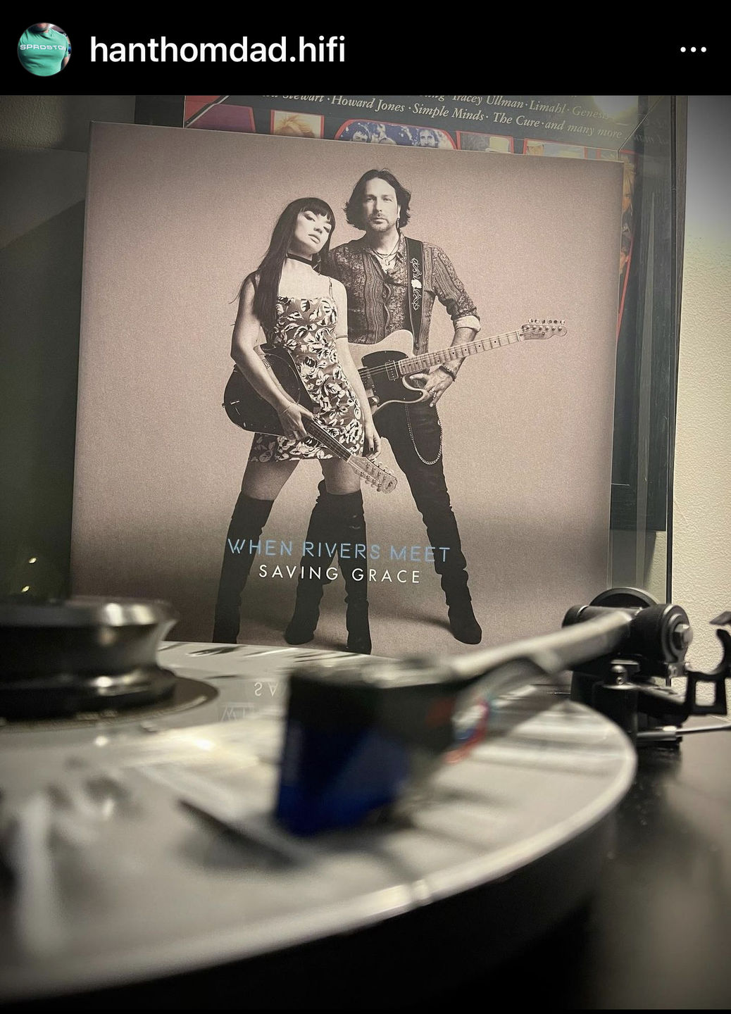 Customer photo review of SAVING GRACE ~ SILVER SPLATTER VINYL 50% OFF