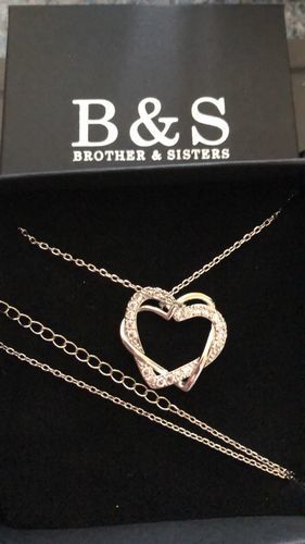 Customer photo review of Hearts with Austrian Crystals