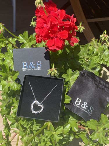 Customer photo review of Hearts with Austrian Crystals