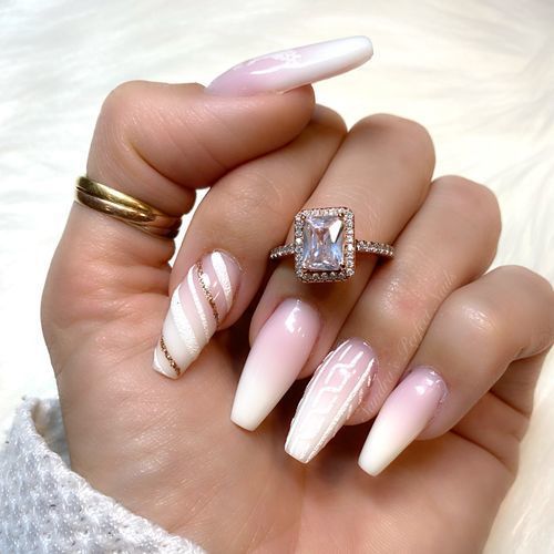 Customer photo review of Rose Gold Rectangle Ring