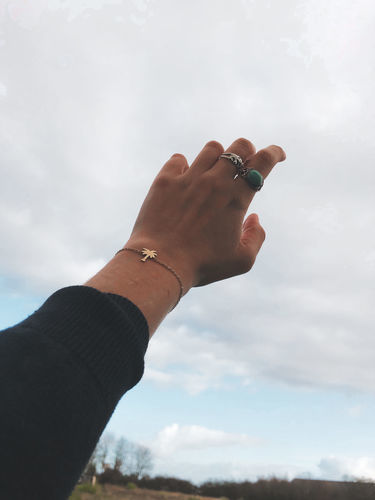 Customer photo review of Little Palm Bracelet