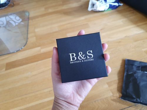Customer photo review of Silver Rectangle Ring