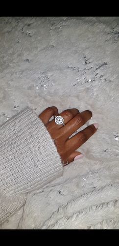 Customer photo review of Silver Circle Ring