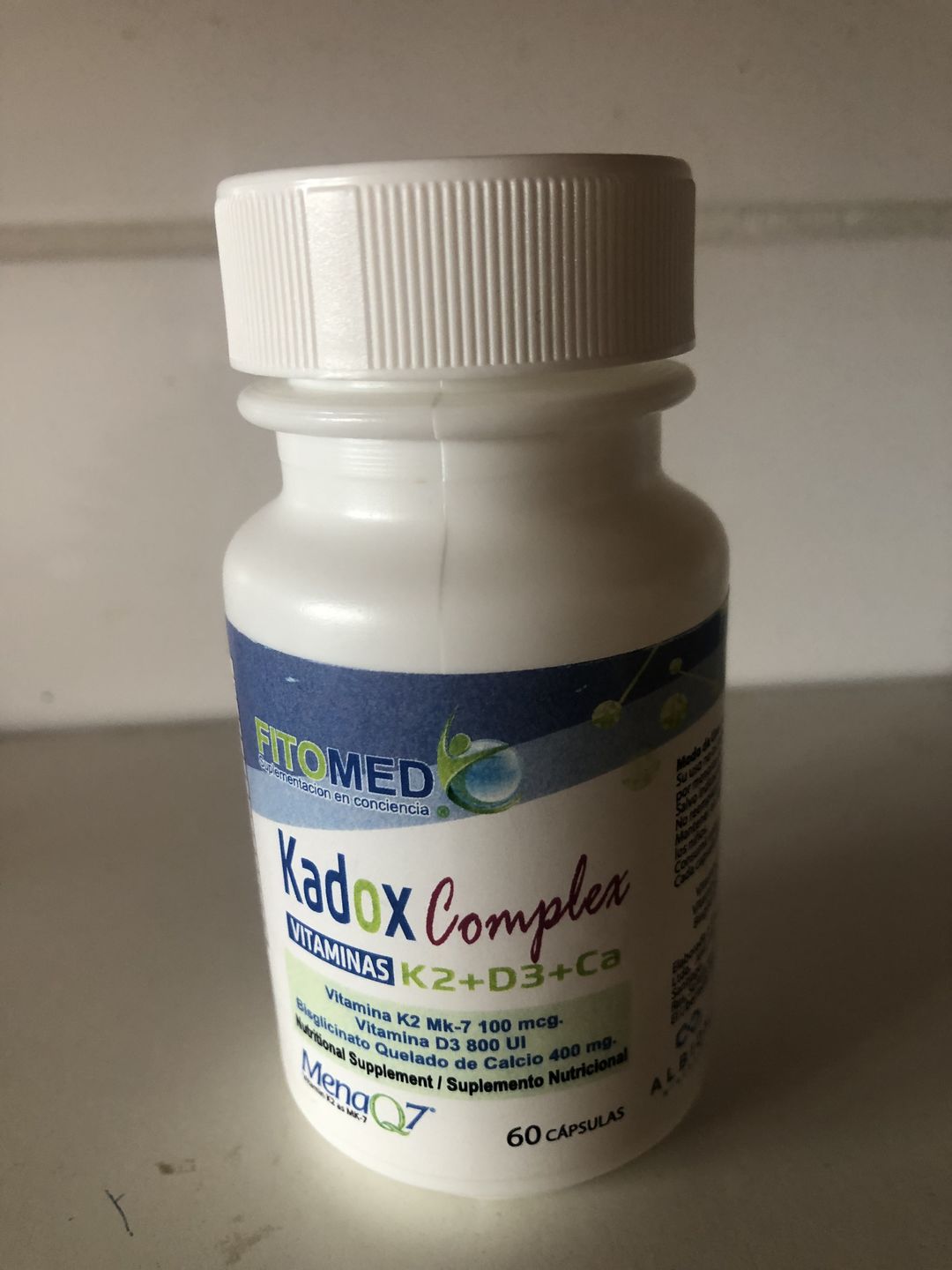 Customer photo review of Kadox complex vitaminas K2+D3+Ca-60 cáps