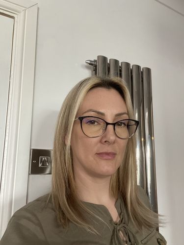 Customer photo review of Invisible Wire Human Hair Extension - Mixed Blonde