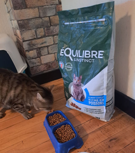 Customer photo review of Croquettes riches en poissons blancs frais (chat stérilisé)