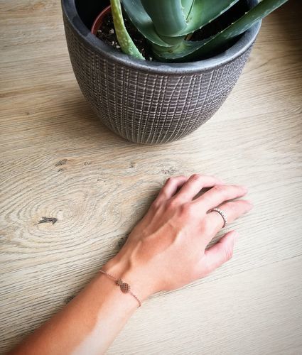 Customer photo review of Little Pineapple Bracelet