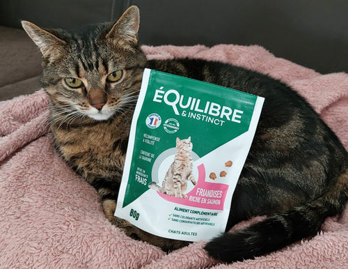 Customer photo review of Friandises riches en saumon (chat adulte)