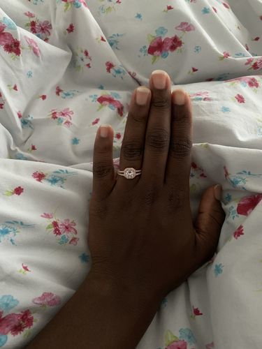 Customer photo review of Silver Square Ring