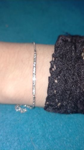 Customer photo review of Crystal Bar Bracelet
