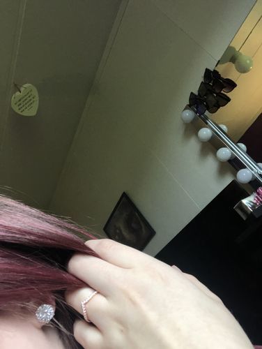 Customer photo review of Silver Minimalist Ring