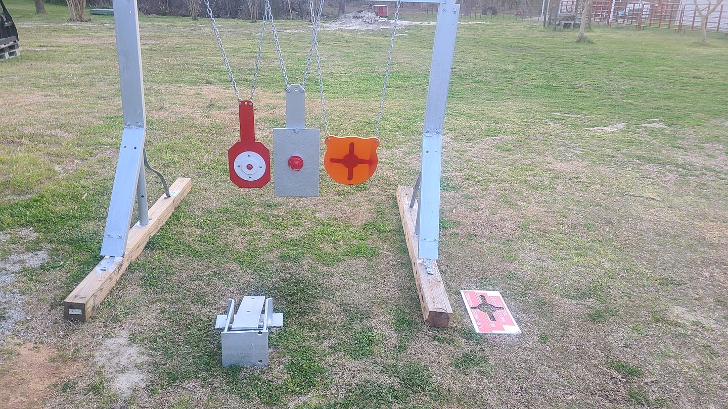 Customer photo review of 12" X 1/2" AR500 Steel Gong Shooting Target