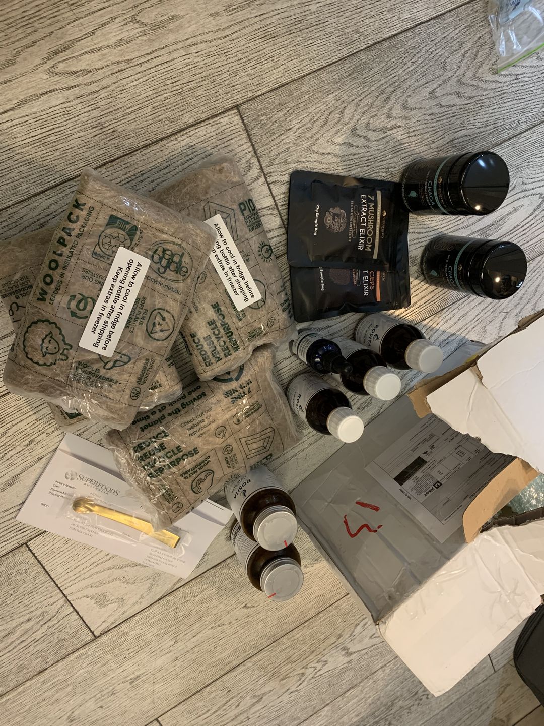 Customer photo review of Freeze Dried Chaga Mushroom 30:1 Extract