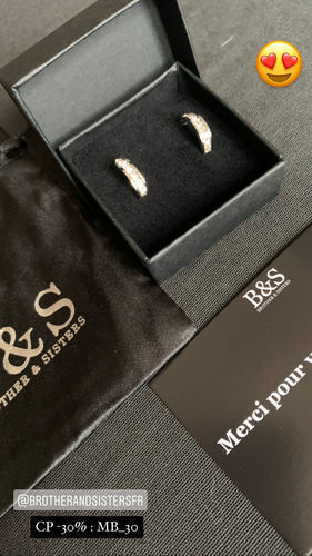 Customer photo review of Majesty Earrings
