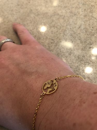 Customer photo review of Little Earth Bracelet