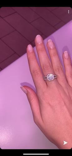 Customer photo review of Silver Square Ring