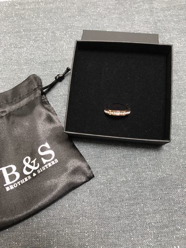Customer photo review of Engagement Ring with Zircons