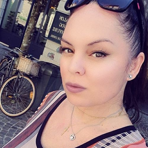 Customer photo review of Silver Hearts Earrings
