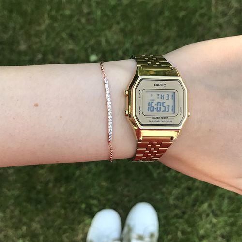 Customer photo review of Crystal Bar Bracelet