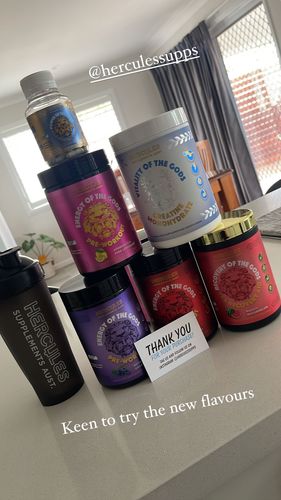 Customer photo review of Energy of The Gods - High Stim Pre Workout
