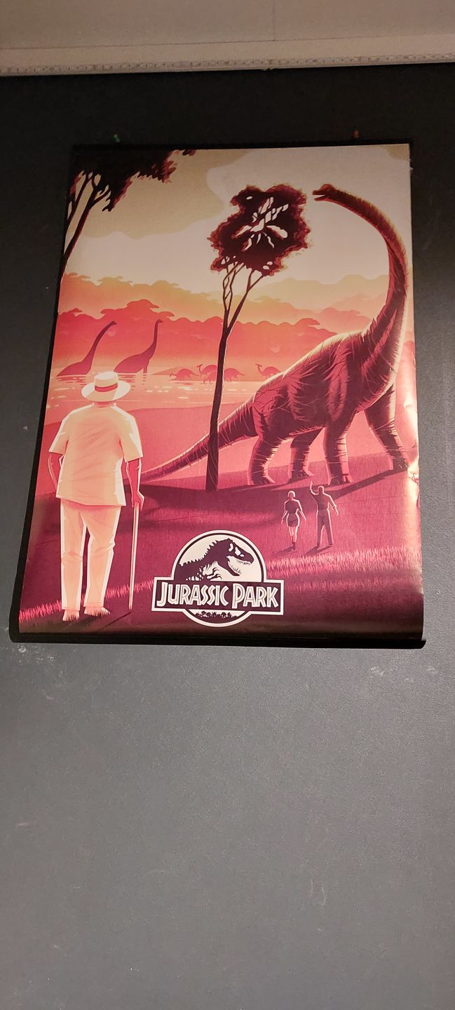 Customer photo review of Jurassic Park Plakat Welcome