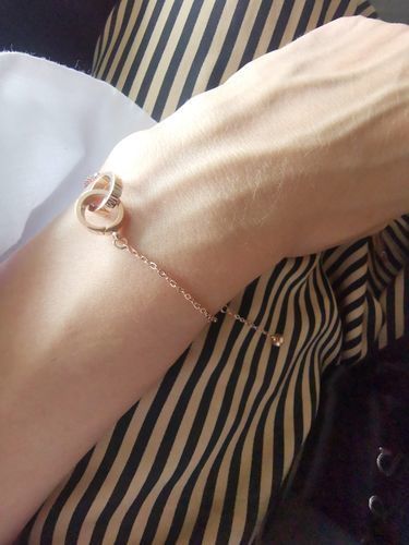 Customer photo review of Bracelet with Joined Rings