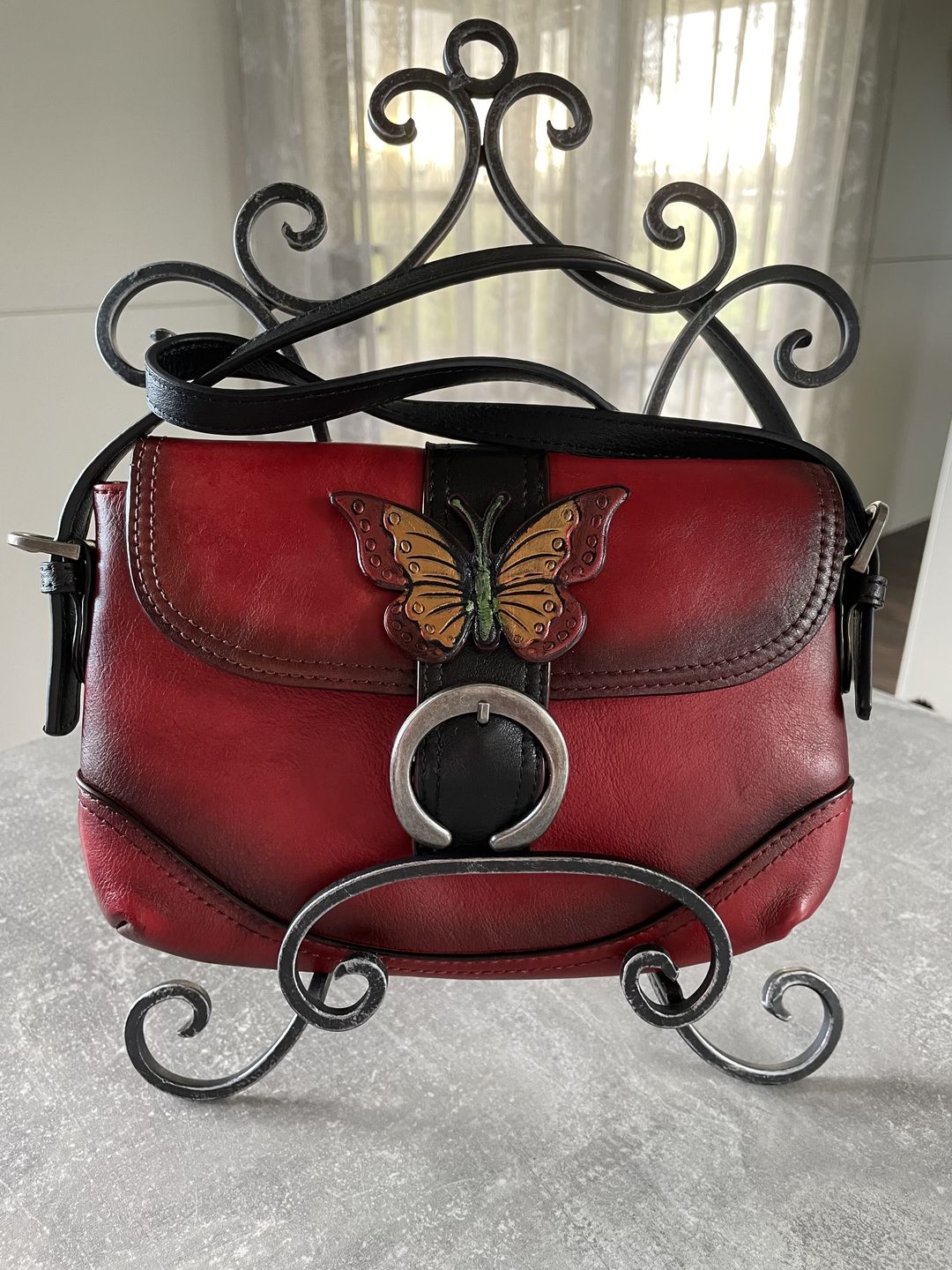 Customer photo review of Vintage Handmade Soft Butterfly Durable Handbag