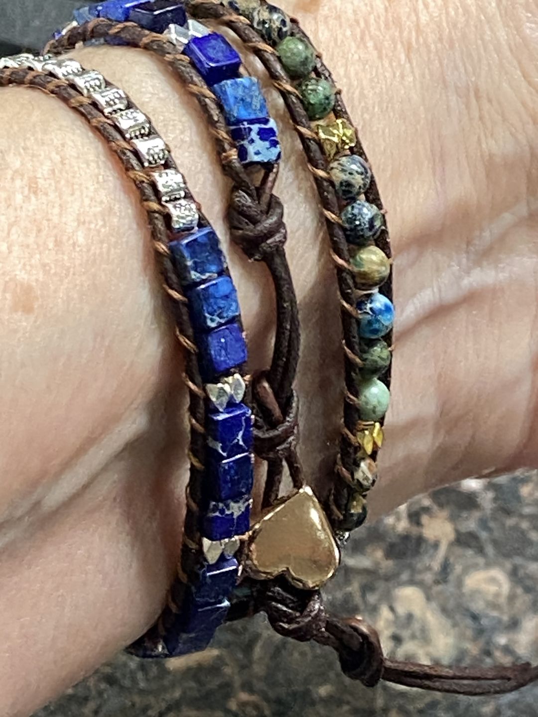 Customer photo review of Namaste Heart Protection Wrap Bracelet