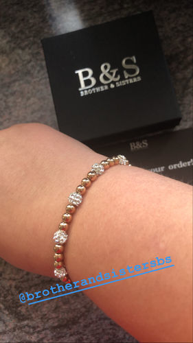 Customer photo review of Little Beads with Crystals Bracelet