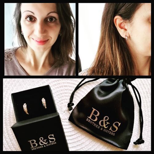 Customer photo review of Majesty Earrings