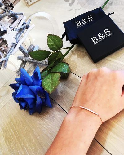 Customer photo review of Crystal Bar Bracelet