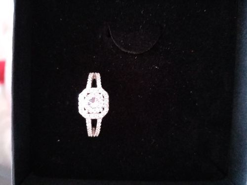 Customer photo review of Silver Square Ring