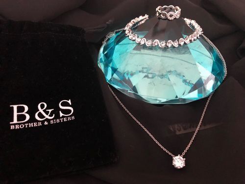 Customer photo review of Austrian Crystal Necklace