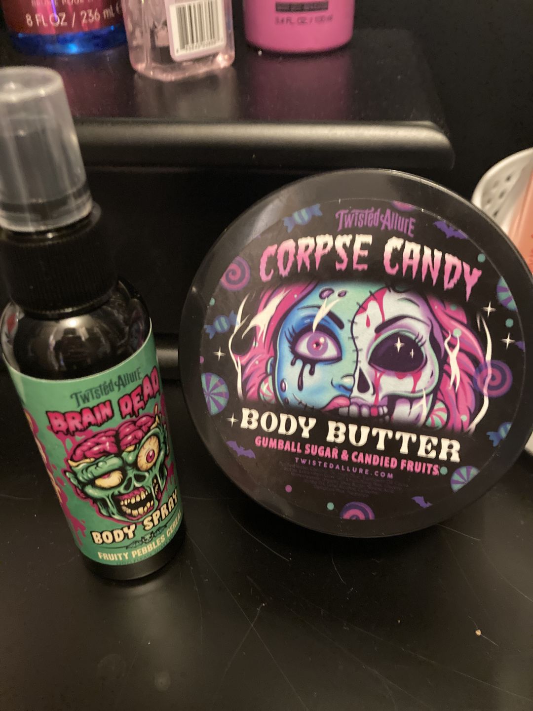 Customer photo review of Corpse Candy Body Butter (Gumball sugar & Candy Fruits)