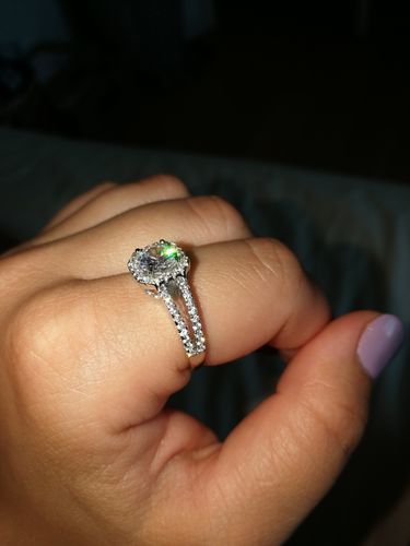 Customer photo review of Silver Square Ring