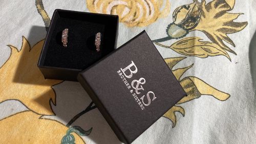Customer photo review of Majesty Earrings